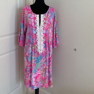 Lilly Pulitzer Vibrant Floral Spring Summer Dress